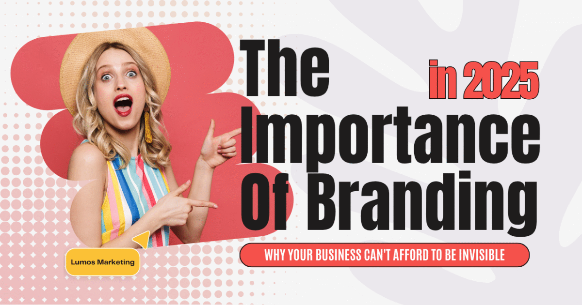 Vibrant graphic highlighting the critical role of branding in business success.